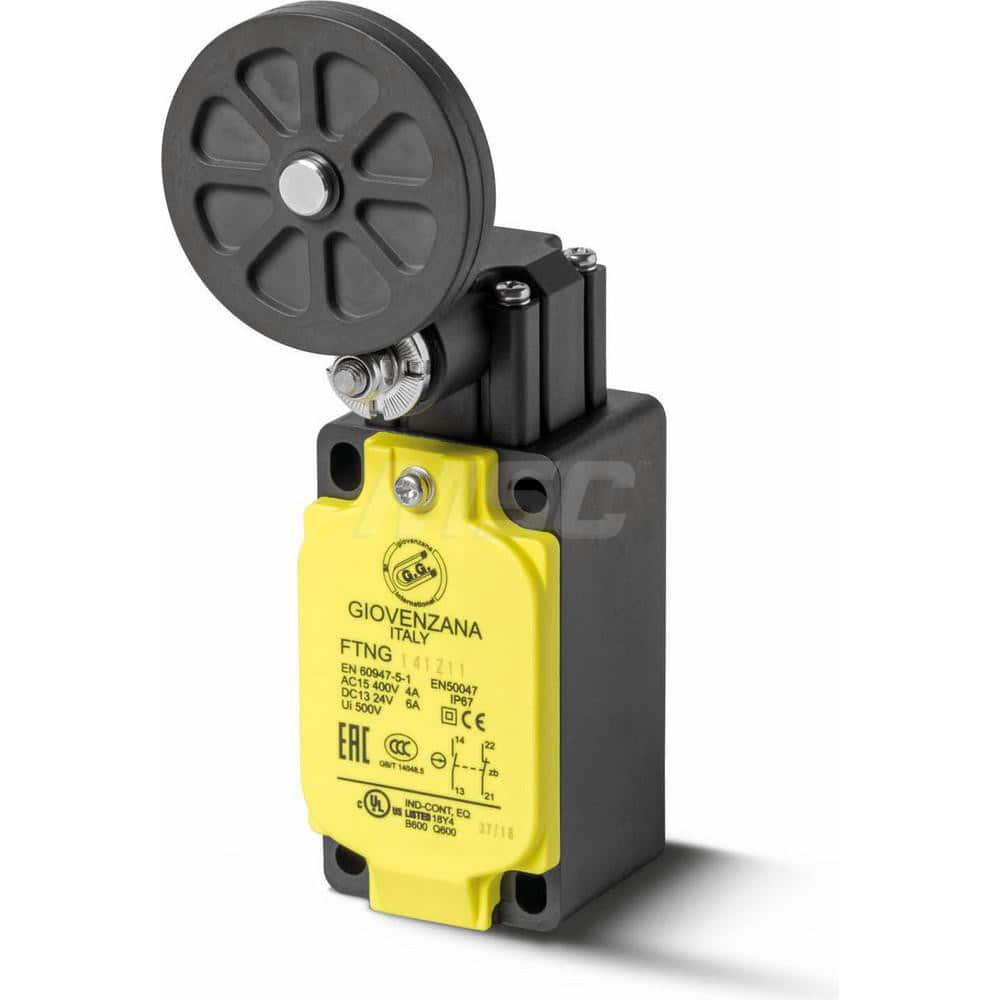 General Purpose Limit Switch: 1NO/1NC, Roller Lever, Top MPN:FTNG141-Z11