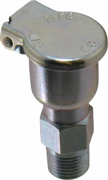 5/64 Ounce Capacity, 1/8-27 Thread, Steel, Zinc Plated, Brazed Body Oil Cup MPN:01001