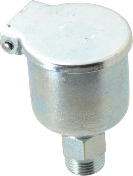 1-11/32 Ounce Capacity, 3/8-18 Thread, Steel, Zinc Plated, Brazed Body Oil Cup MPN:01006