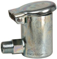 3/16 Ounce Capacity, 1/8-27 Thread, Steel, Zinc Plated, Elbow with Hex Body, Oil Cup MPN:02003