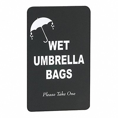 Wet Umbrella Bag Sign MPN:S117BK