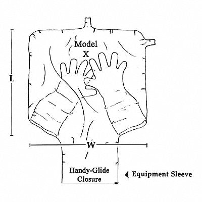 Glove Bag MPN:108D X-17-17HG