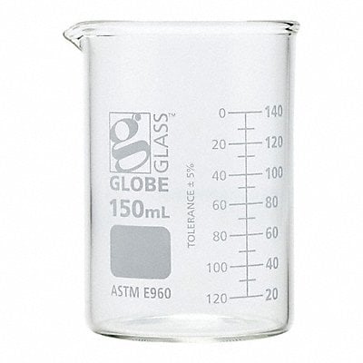 Beaker 5.07 oz 150 mL Low Form PK12 MPN:8010150