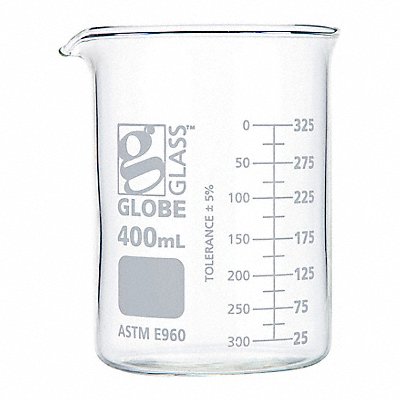 Beaker 13.51 oz 400 mL Low Form PK12 MPN:8010400