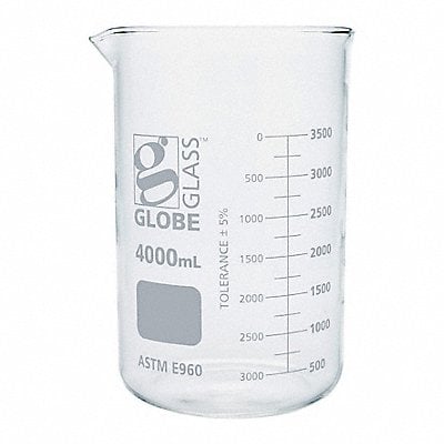 Beaker 135.14 oz 4 000 mL Low Form MPN:8014000