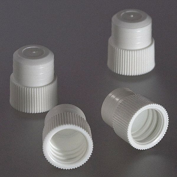 Plug Cap Polyethylene White Clear PK1000 MPN:116142