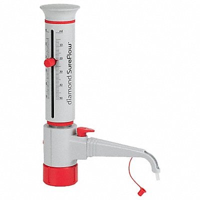 Bottle Top Dispenser 5 to 50 mL MPN:GBTD-R-50