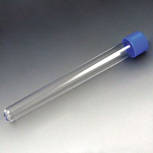 Test Tube with Cap 20mL 150mm L PS PK500 MPN:6160