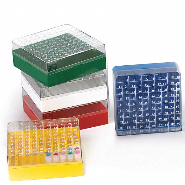 Cryogenic Vial Storage Box Blue PK5 MPN:3050B