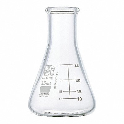 Erlenmeyer Flask 0.85 oz 25 mL PK12 MPN:8400025