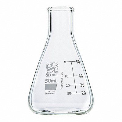 Erlenmeyer Flask 1.69 oz 50 mL PK12 MPN:8400050