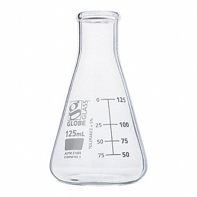 Erlenmeyer Flask 4.23 oz 125 mL PK12 MPN:8400125