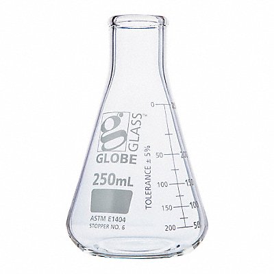 Erlenmeyer Flask 8.45 oz 250 mL PK12 MPN:8400250