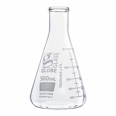 Erlenmeyer Flask 16.91 oz 500 mL PK6 MPN:8400500