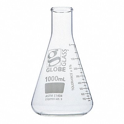 Erlenmeyer Flask 33.81 oz 1 000 mL PK6 MPN:8401000