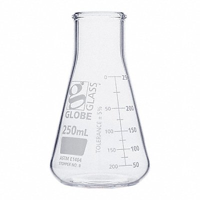 Erlenmeyer Flask 8.45 oz 250 mL PK12 MPN:8410250