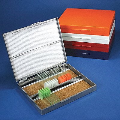 Microscope Slide Box Blue/Gray/OR/Wt PK5 MPN:513079AST