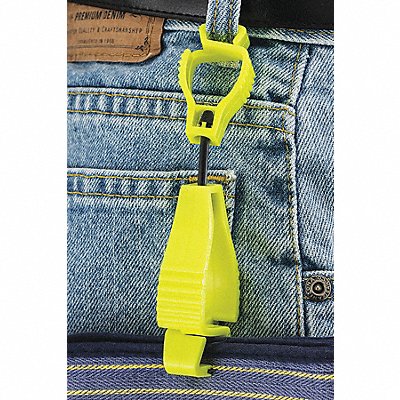 Glove Guard Clip High Vis Yellow Blank MPN:1939HVYW