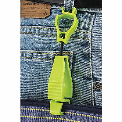 Glove Guard Clip Lime Green Blank MPN:1939LG