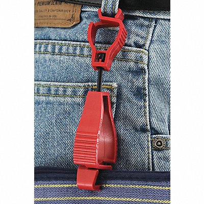 Glove Guard Clip Red Blank MPN:1939RD