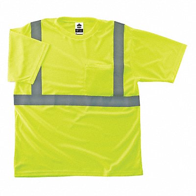 Class 2 Economy T-Shirt M Lime MPN:8289