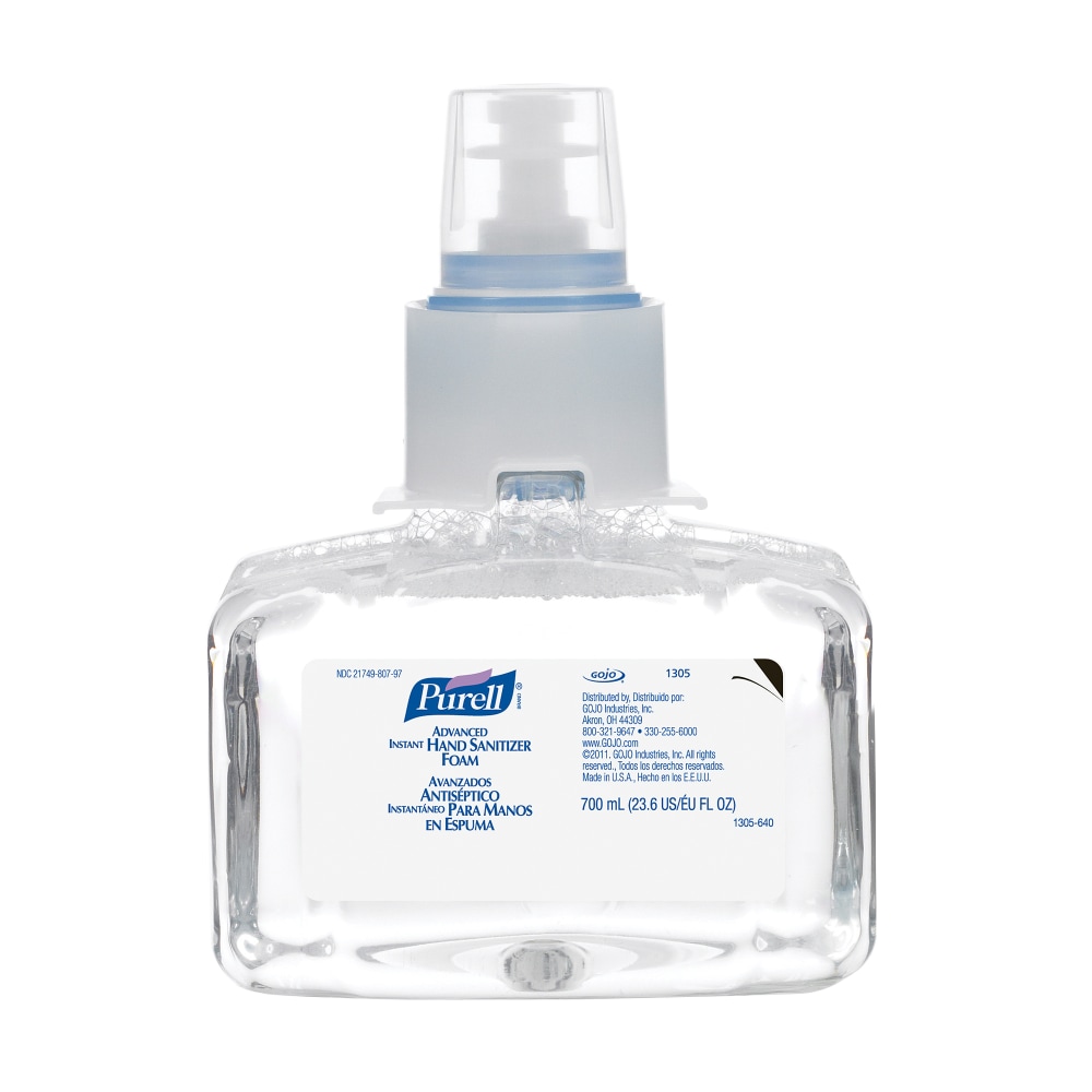 Purell Advanced Hand Sanitizer Foam, 700 mL (Min Order Qty 2) MPN:1305-03