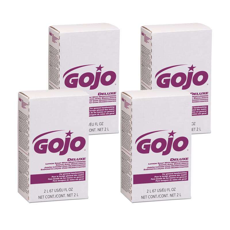 GOJO NXT Lotion Hand Soap, Light Floral Scent, 67.62 Oz, Case Of 4 Refills MPN:2217