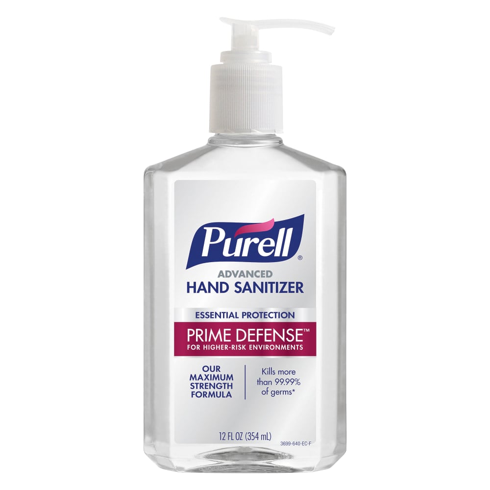 PURELL PRIME DEFENSE Advanced Hand Sanitizer,  12 fl oz Pump Bottle (Min Order Qty 7) MPN:3699-12EA