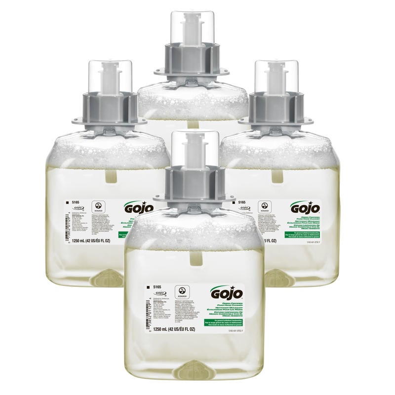 GOJO FMX-12 Foam Hand Wash Soap, Unscented, 42.27 Oz, Carton Of 4 Bottles MPN:5165-04