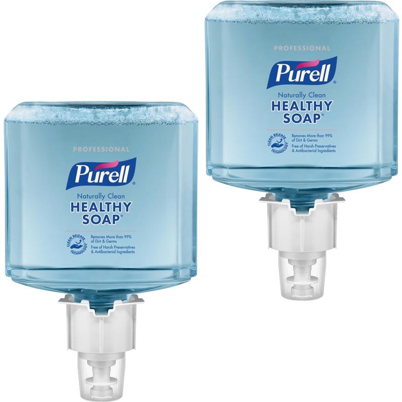 Purell ES6 Professional Foam Hand Soap, Naturally Clean Scent, 40.5 Oz, Carton Of 2 Refills MPN:647102