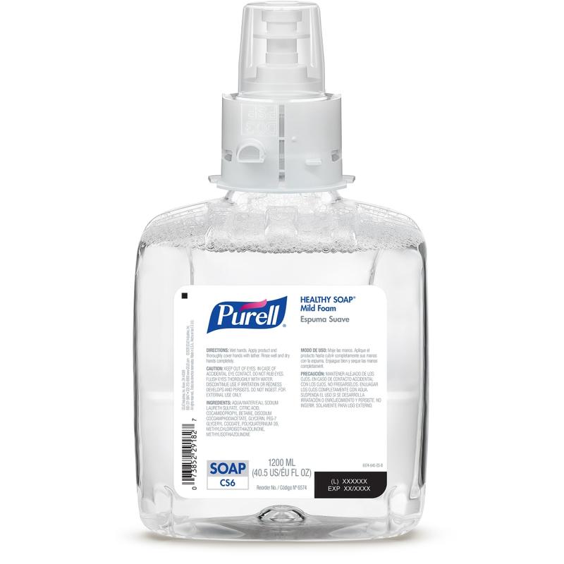 Purell CS6 Healthy Soap Mild Foam Refill, 40.5 Oz MPN:6574-02