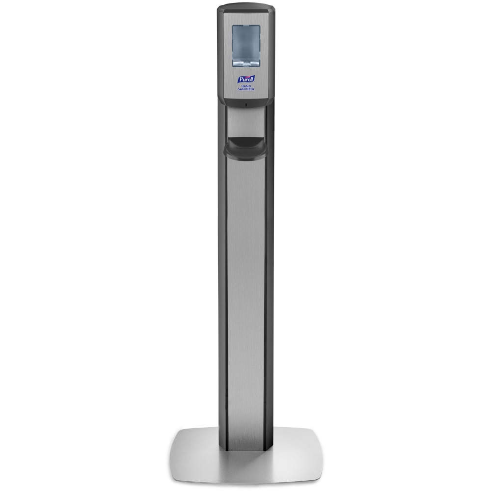 Purell Messenger CS8 Panel Floor Stand With Hand Sanitizer Dispenser, Graphite MPN:7518-DS-SLV