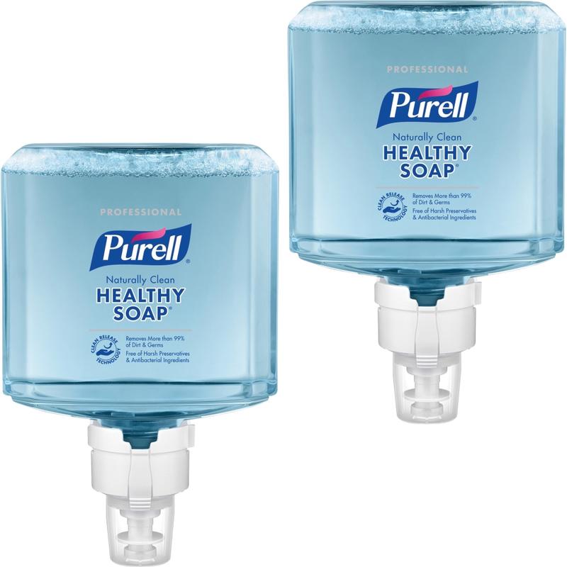 Purell ES8 Professional Naturally Clean Foam Hand Soap, Unscented, 40.5 Oz, Carton Of 2 Refills MPN:777102