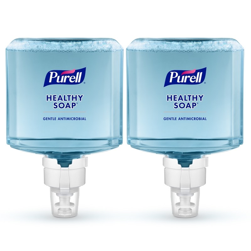 PURELL Brand HEALTHY SOAP 0.5% BAK Antimicrobial Foam ES8 Refill, Lightly Fragranced, 40.6 OZ, Pack of 2 MPN:777902