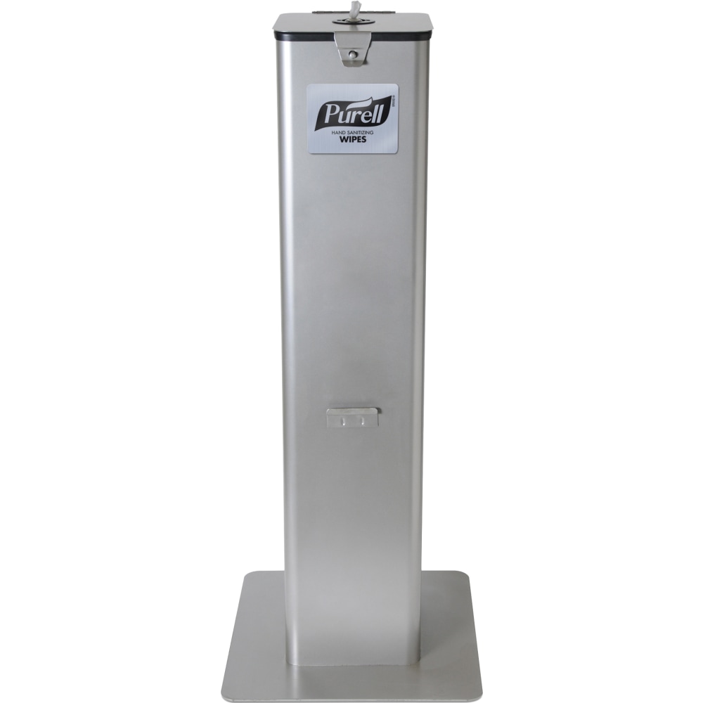 Purell Hand Sanitizing Wipes High-Capacity Floor Stand Dispenser, Silver MPN:9118-DSLV