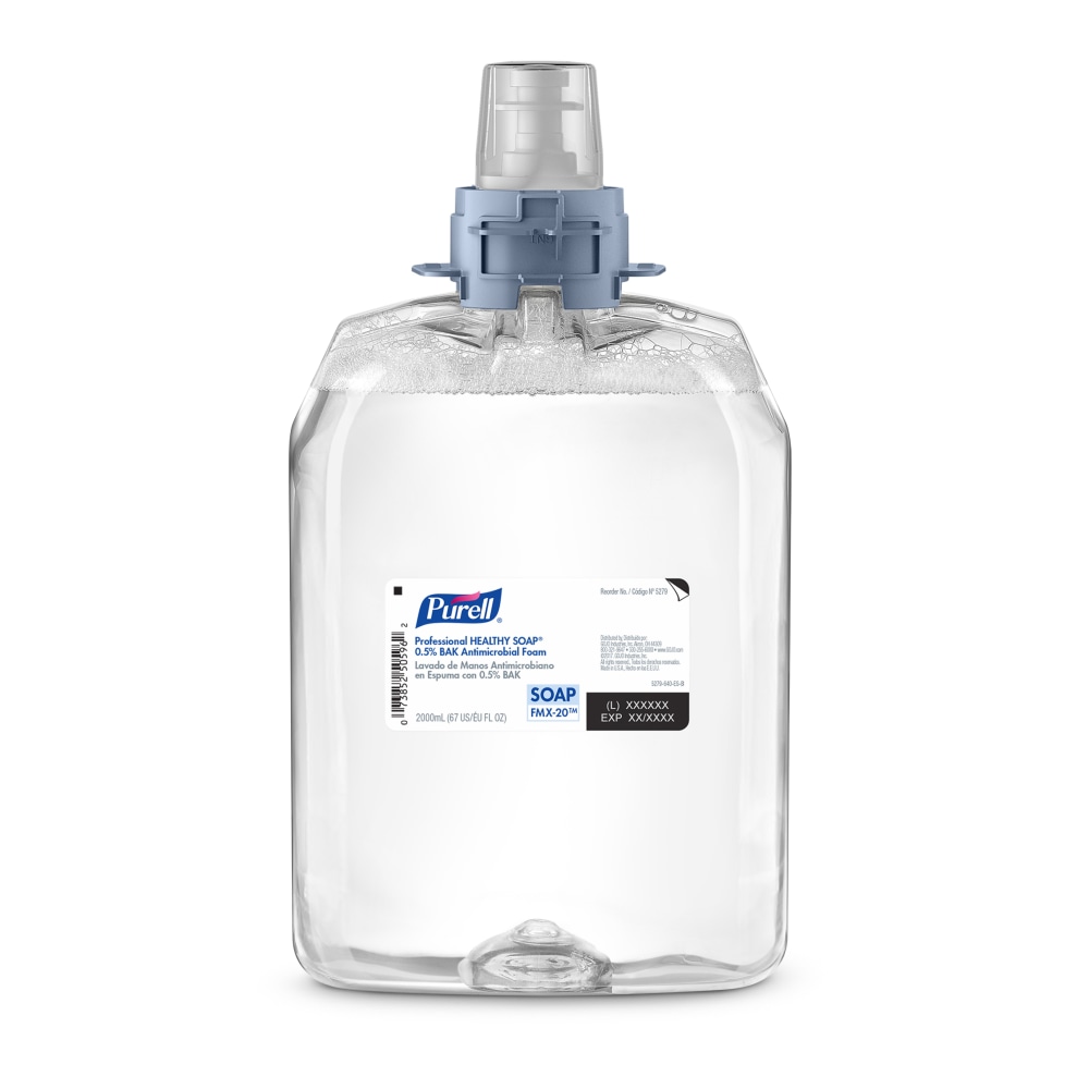 Purell Professional FMX-20 Antimicrobial Healthy Foam Hand Soap, Fresh Scent, 67.63 Oz Bottle (Min Order Qty 2) MPN:GOJ777002WUOM