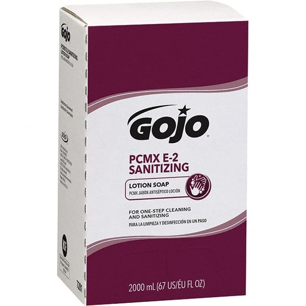 GOJO PCMX E2 Sanitizing Lotion Soap, 2000 mL Refill for GOJO PRO TDX Dispenser, 4/Case MPN:7281-04