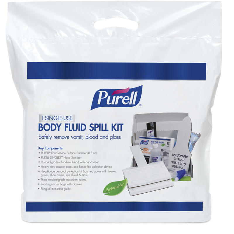 Purell Body Fluid Single-Use Spill Kit MPN:3841-02-ECO