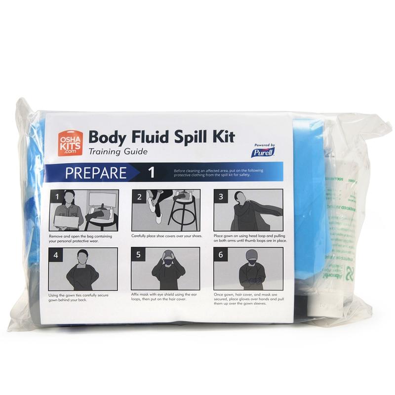 Purell Body Fluid Spill Kit Refill for Clam Shell Carrier (Min Order Qty 2) MPN:3841-02-RFL