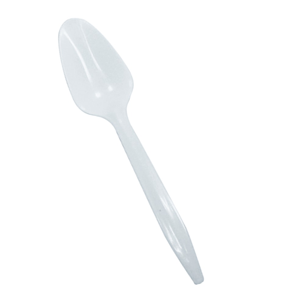 Goldmax Medium-Weight Flexible Plastic Utensils, Spoons, White, Case Of 1,000 (Min Order Qty 5) MPN:PTMWS10