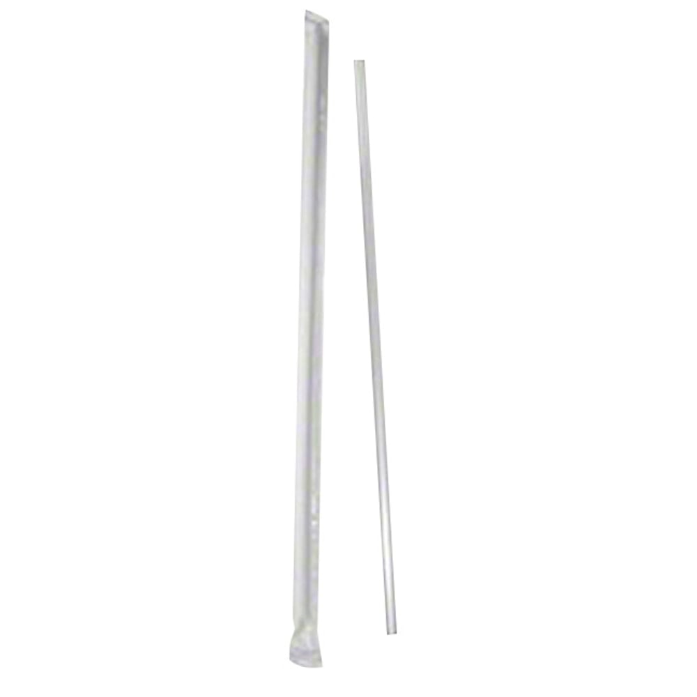 Goldmax Jumbo Individually Wrapped Flexible Straws, 7 3/4in, Clear, Case Of 5,000 (Min Order Qty 2) MPN:WJ775CLR