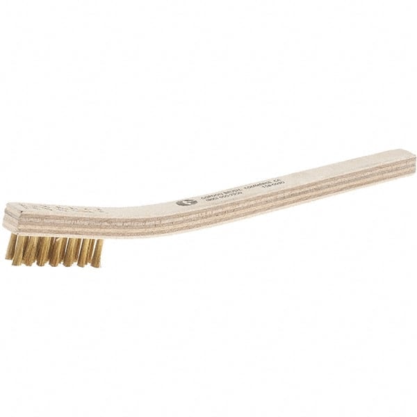 Scratch Brush,  3 Rows,  7 Columns,  Brass MPN:15B-003G-12