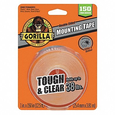 Double Sided Tape 1 5/16 yd L 1 W MPN:6036002