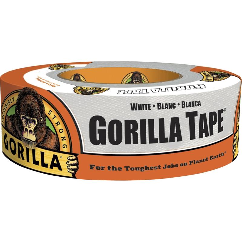 Gorilla Tape - 30 yd Length x 1.88in Width - 1 Each - White (Min Order Qty 5) MPN:6025001