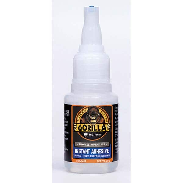 Adhesive Glue: 20 g Squeeze Bottle, Clear MPN:CA30