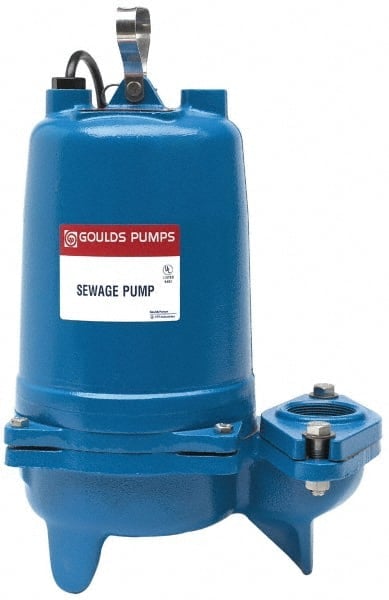 Sewage Pump: Manual, 1/2 hp, 7.6A, 230V MPN:WS0512BHF