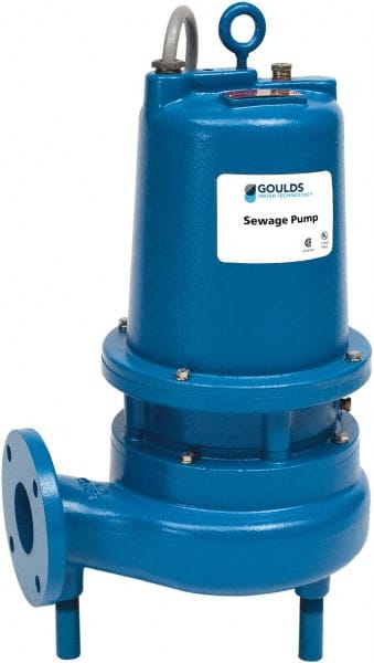 Sewage Pump: Single Speed Continuous Duty, 3 hp, 21.5A, 230VAC MPN:WS3012D3