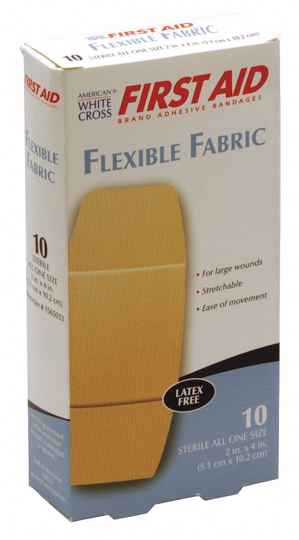 Strip Bandages Beige 4 L x 2 W PK10 MPN:1565033