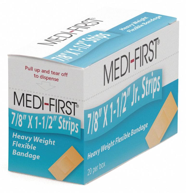 Strip Bandages 1-1/2 L x 7/8 W PK20 MPN:66171