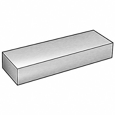 Flat Bar Stock Aluminum 4 in Over. W MPN:61F.188X4-36